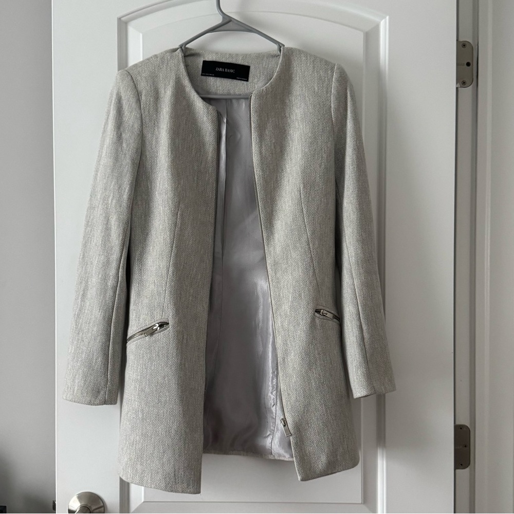 Chic Zara Gray Women's Coat